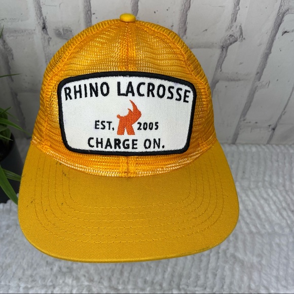 Rhino Other - Rhino Gold/Yellow LaCrosse trucker hat